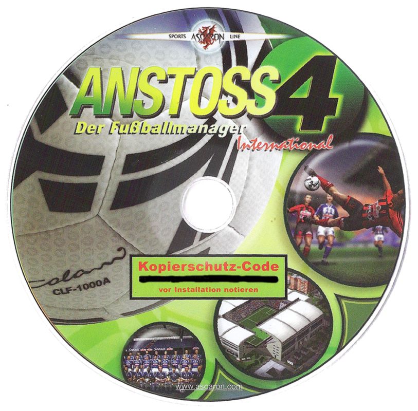 Media for Anstoss 4: Der Fußballmanager - International (Windows)