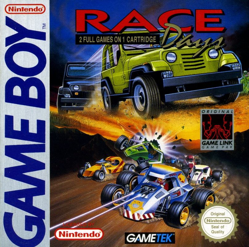 Front Cover for Race Days (Game Boy)