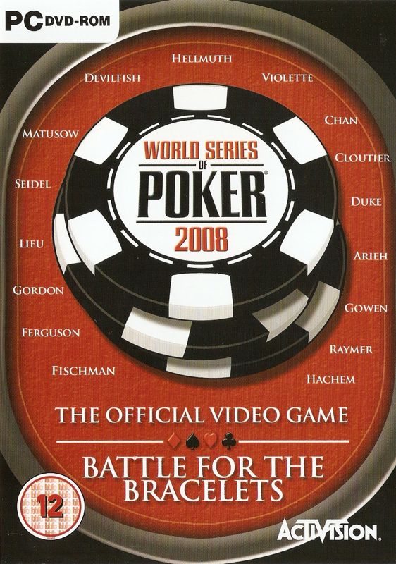 Front Cover for World Series of Poker 2008: Battle for the Bracelets (Windows)