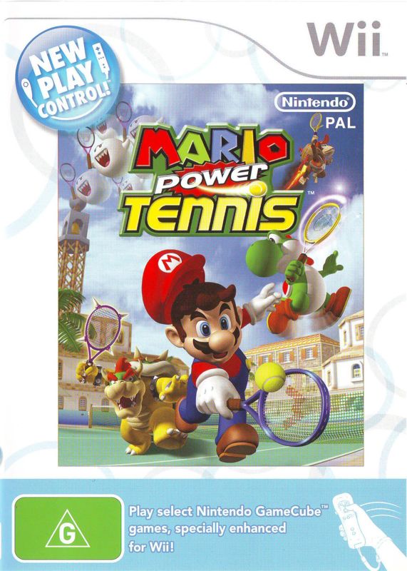 Front Cover for Mario Power Tennis (Wii)