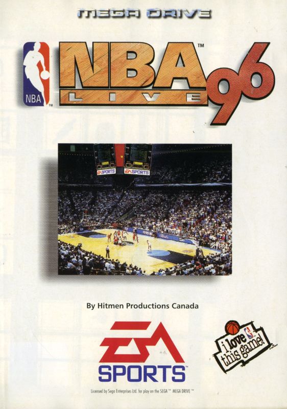 Front Cover for NBA Live 96 (Genesis)