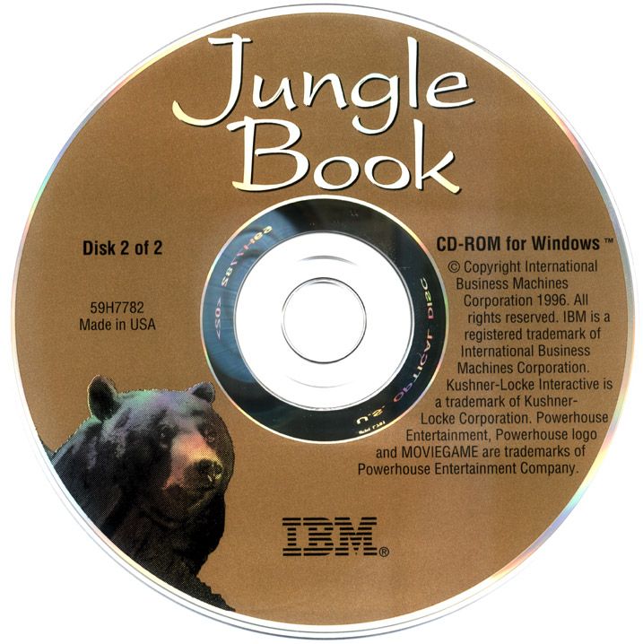 Media for Jungle Book (Windows and Windows 3.x): Disc 2