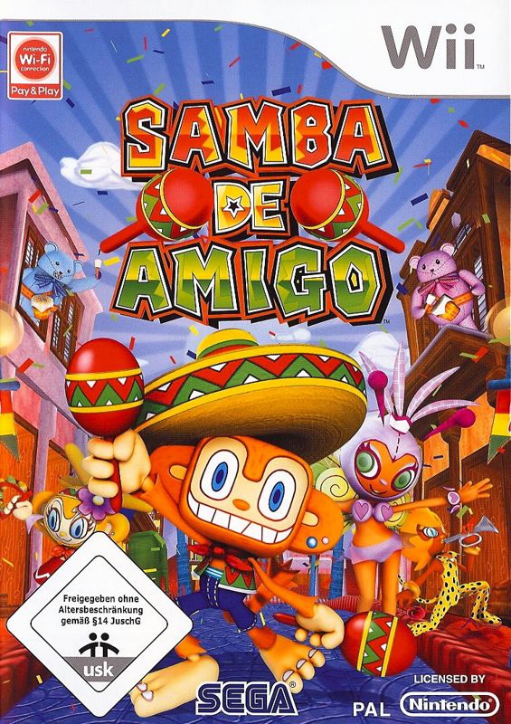 Front Cover for Samba de Amigo (Wii)