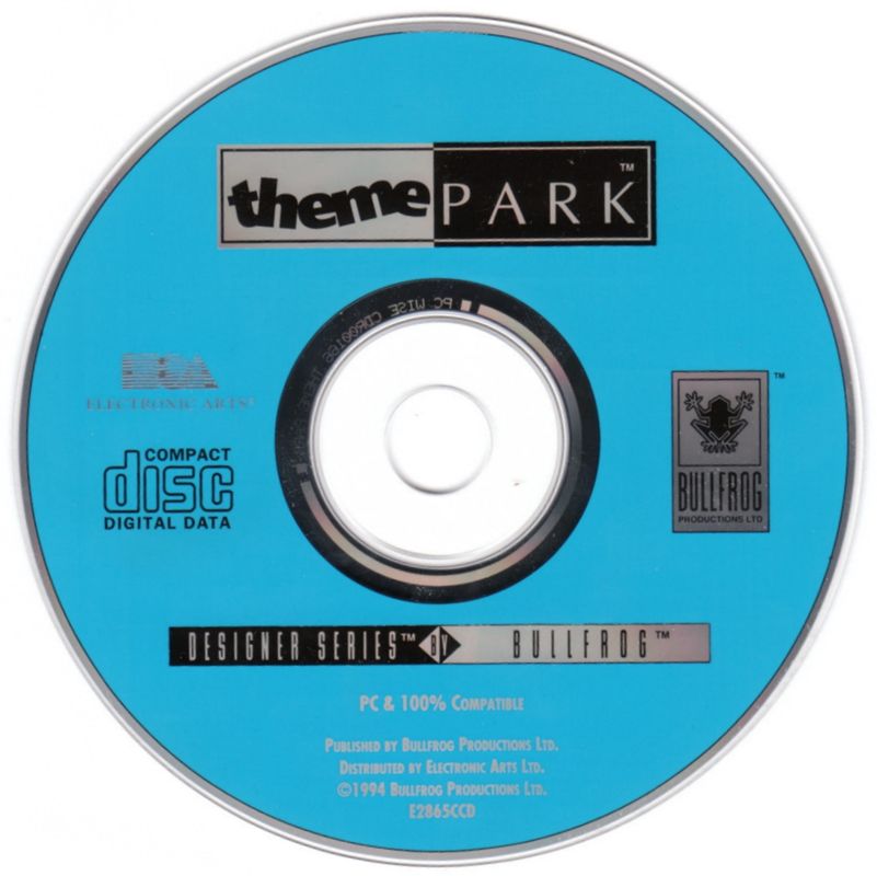Media for Theme Park (DOS) (CD-ROM release)
