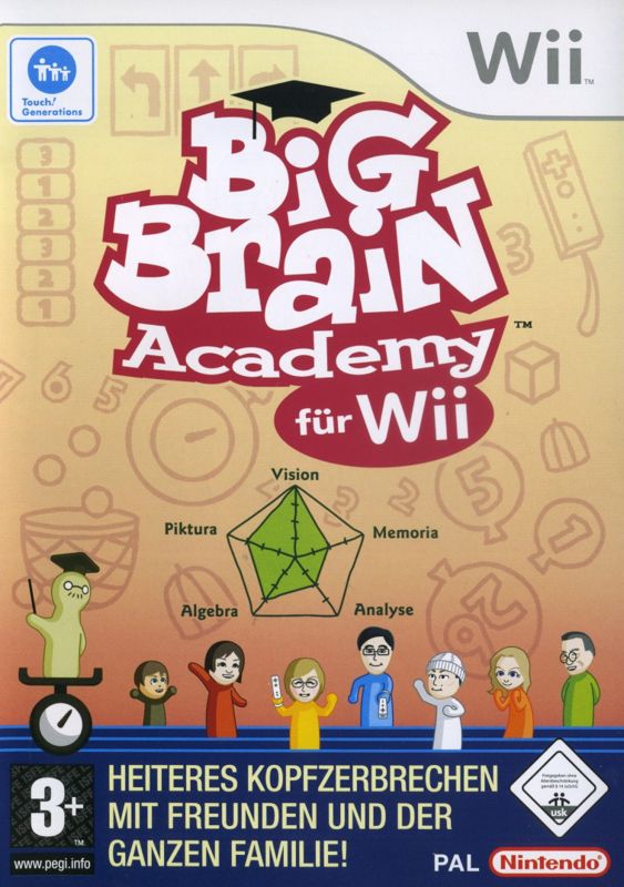 Front Cover for Big Brain Academy: Wii Degree (Wii)