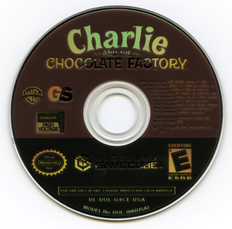 Media for Charlie and the Chocolate Factory (GameCube)