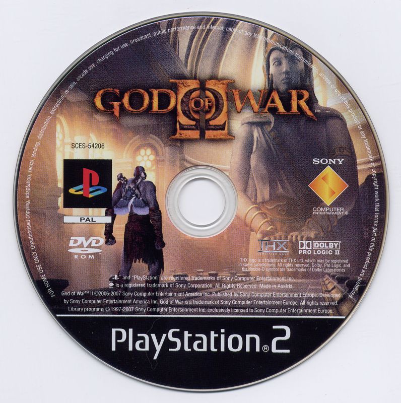 Media for God of War II (PlayStation 2)