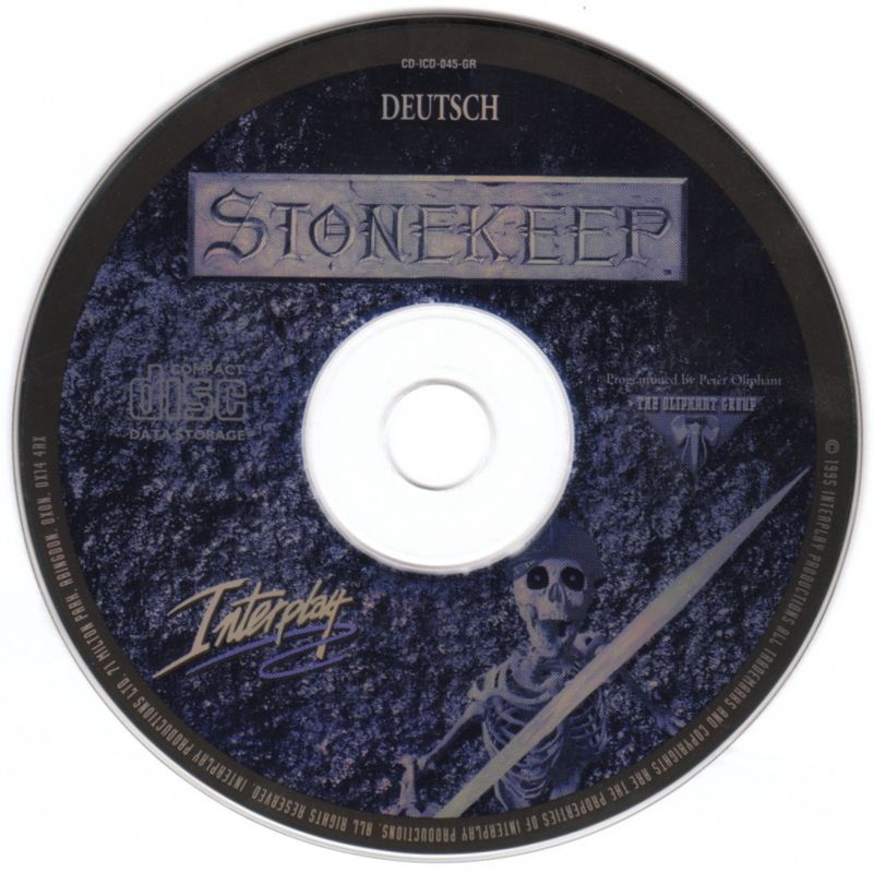 Media for Stonekeep (DOS)