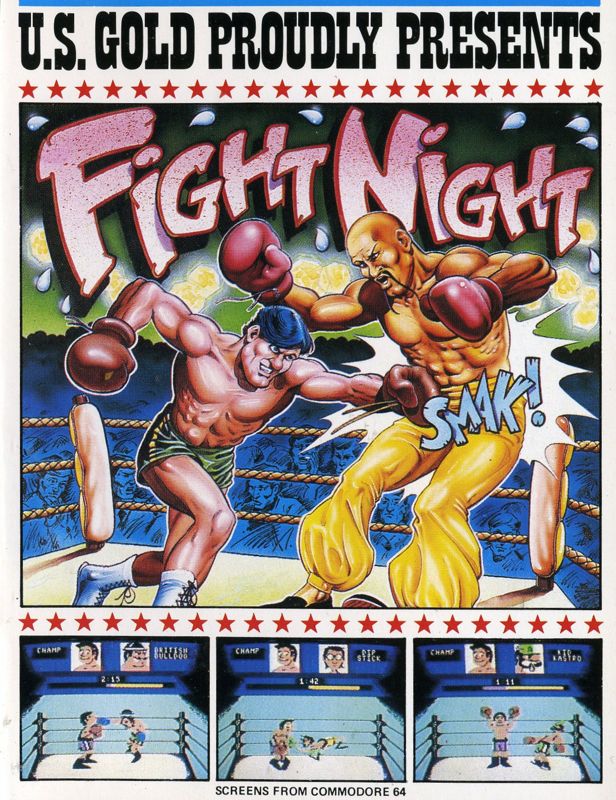 Front Cover for Fight Night (Atari 8-bit)