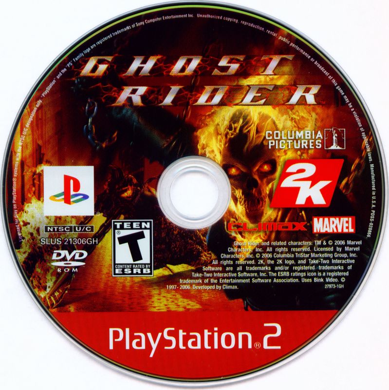 Media for Ghost Rider (PlayStation 2) (Greatest Hits release)