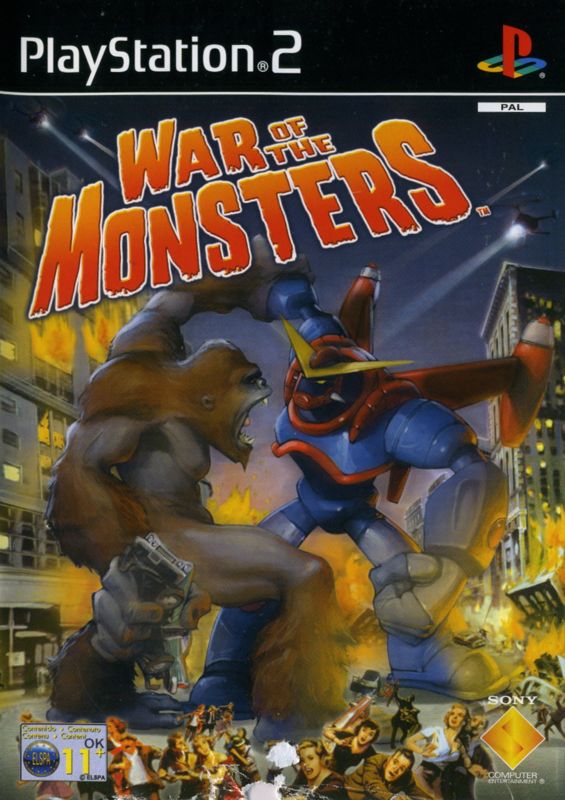 Front Cover for War of the Monsters (PlayStation 2)