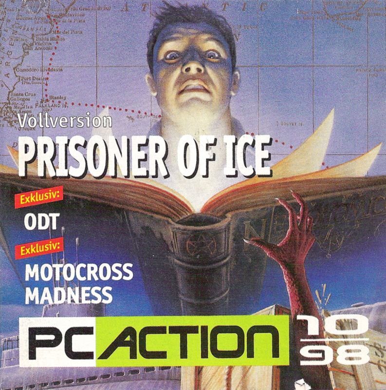 Front Cover for Prisoner of Ice (DOS) (PC Action 10/1998 covermount)