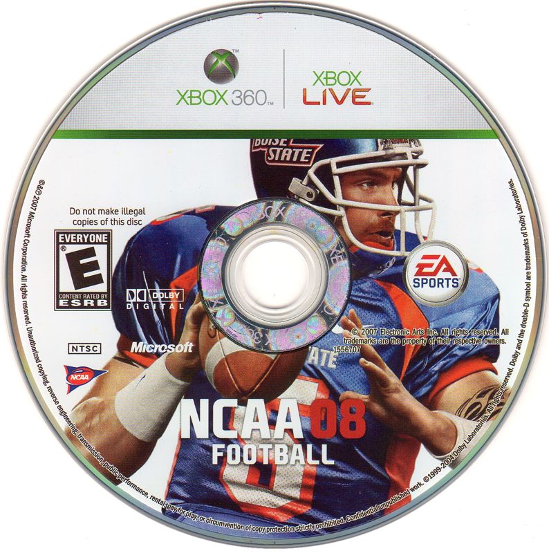 Media for NCAA Football 08 (Xbox 360)