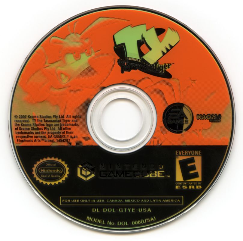 Media for Ty the Tasmanian Tiger (GameCube)