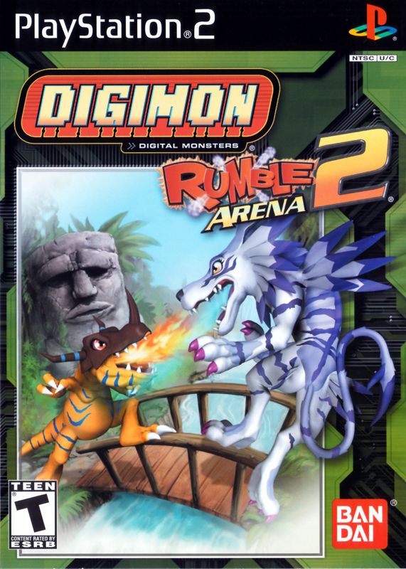 Front Cover for Digimon Rumble Arena 2 (PlayStation 2)