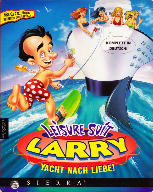 Front Cover for Leisure Suit Larry: Love for Sail! (DOS and Windows and Windows 3.x)