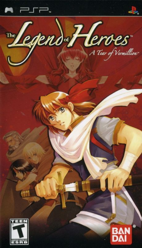 Front Cover for The Legend of Heroes: A Tear of Vermillion (PSP)