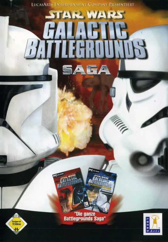 Front Cover for Star Wars: Galactic Battlegrounds - Saga (Windows)