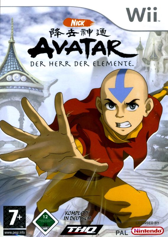 Front Cover for Avatar: The Last Airbender (Wii)