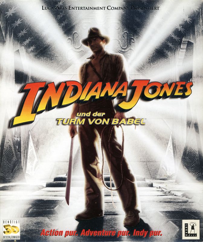 Front Cover for Indiana Jones and the Infernal Machine (Windows) (First release)