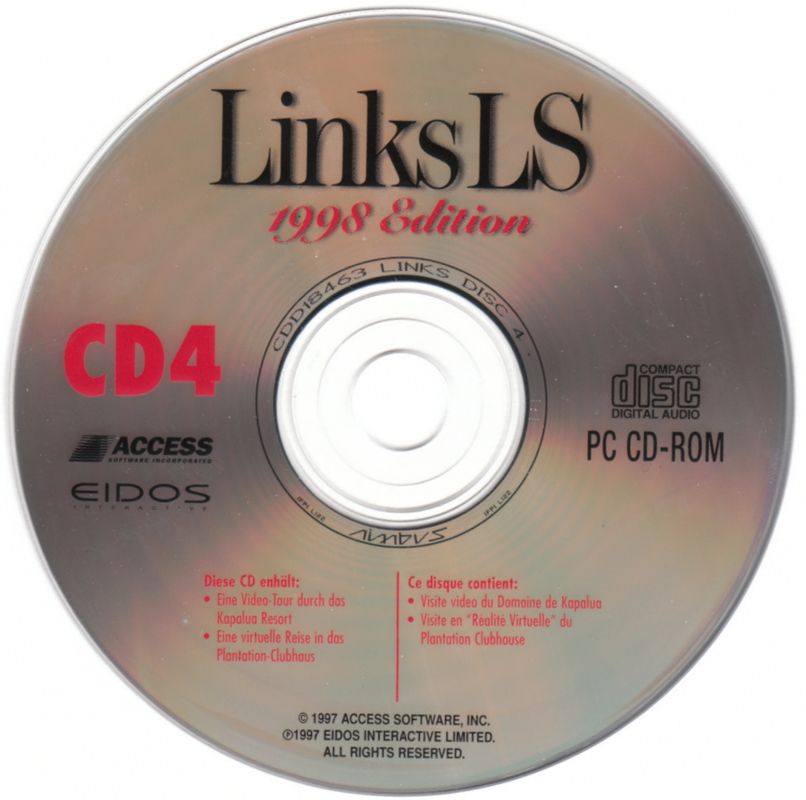Media for Links LS: 1998 Edition (Windows): Disc 4