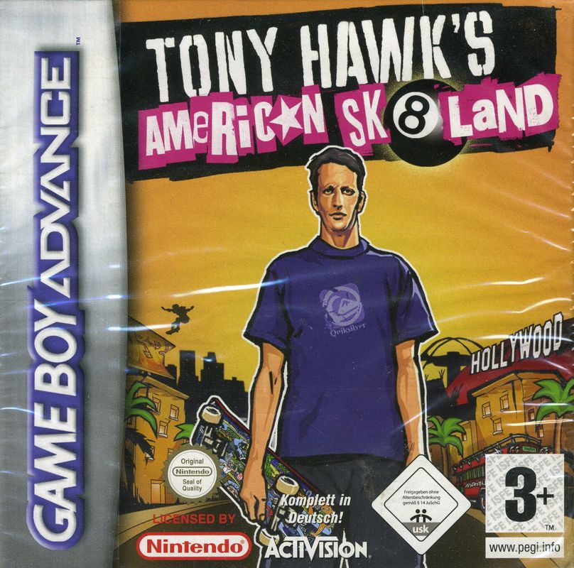 Front Cover for Tony Hawk's American Sk8land (Game Boy Advance)