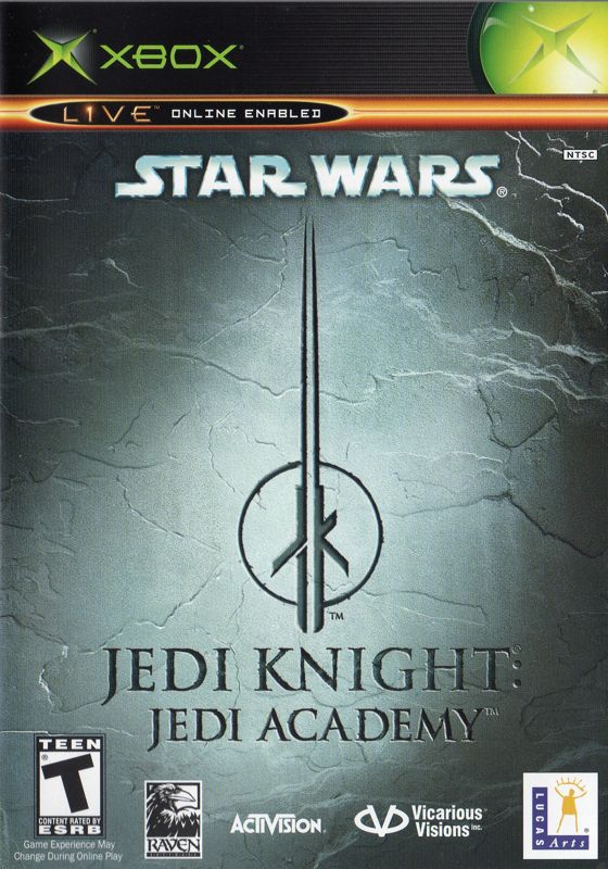 Front Cover for Star Wars: Jedi Knight - Jedi Academy (Xbox)