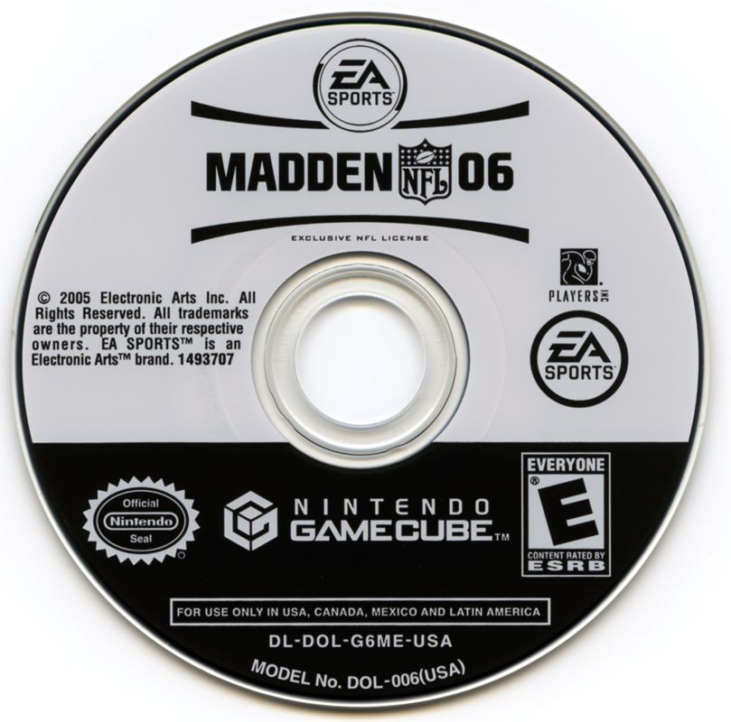 Madden NFL 06 cover or packaging material - MobyGames