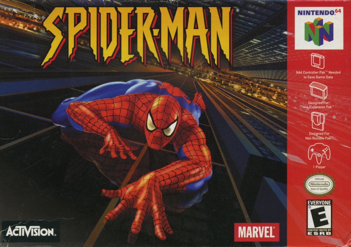 Spider-Man cover or packaging material - MobyGames