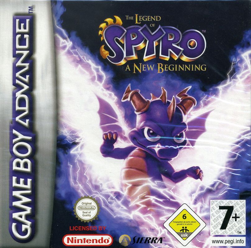 Front Cover for The Legend of Spyro: A New Beginning (Game Boy Advance)