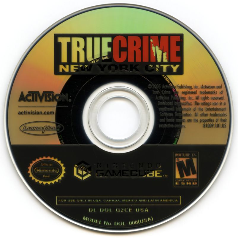 True Crime New York City Cover Or Packaging Material Mobygames 