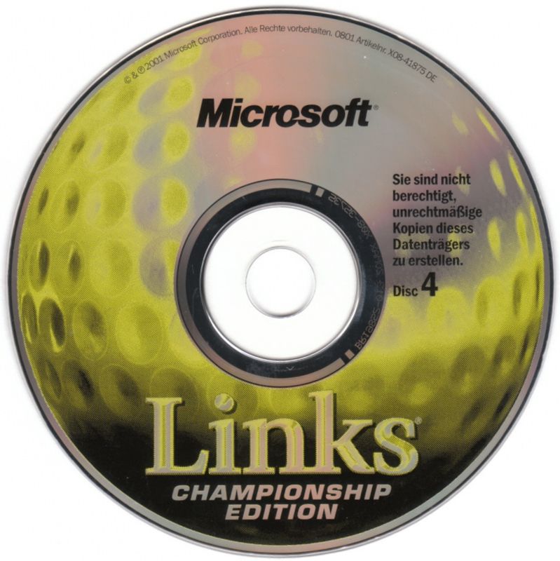 Media for Links: Championship Edition (Windows): Disc 4/4