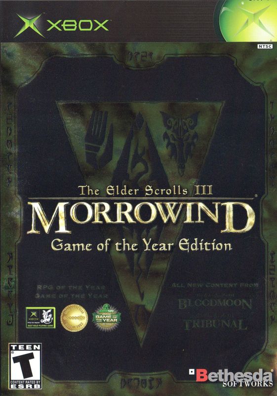 Front Cover for The Elder Scrolls III: Morrowind - Game of the Year Edition (Xbox)