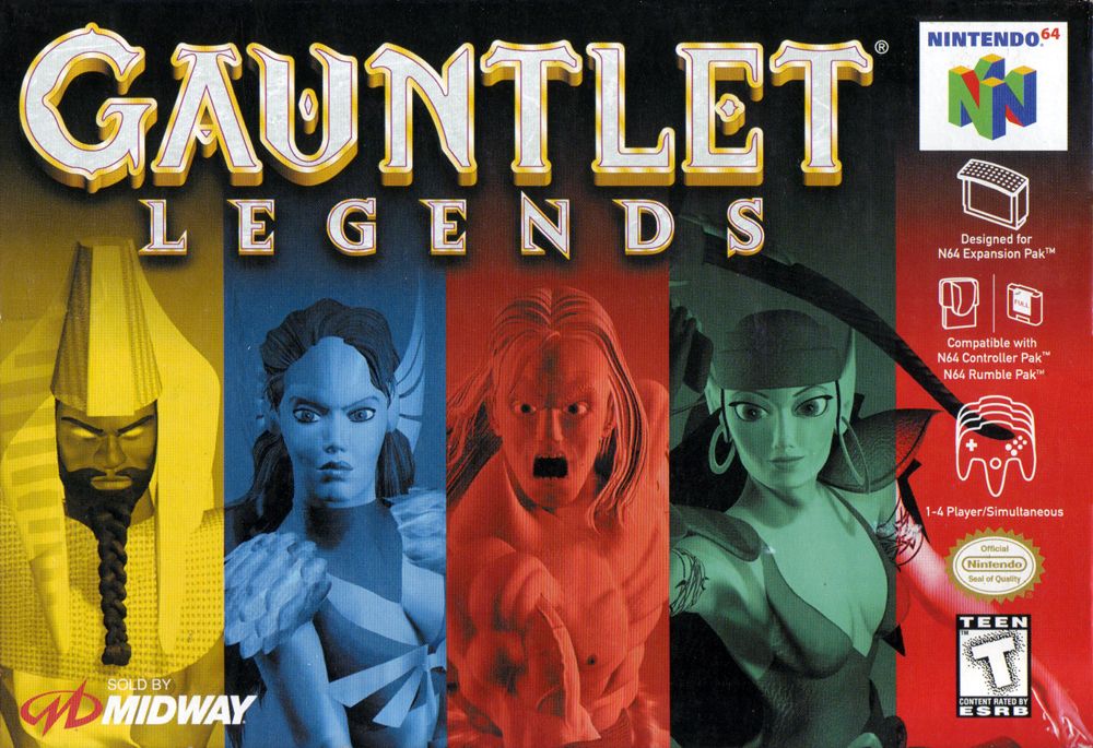 Front Cover for Gauntlet: Legends (Nintendo 64)