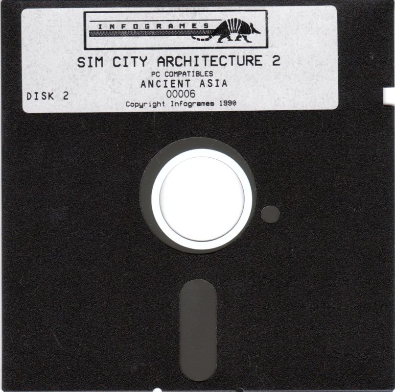 Media for SimCity Graphics Set 1: Ancient Cities (DOS): Ancient Asia Disk