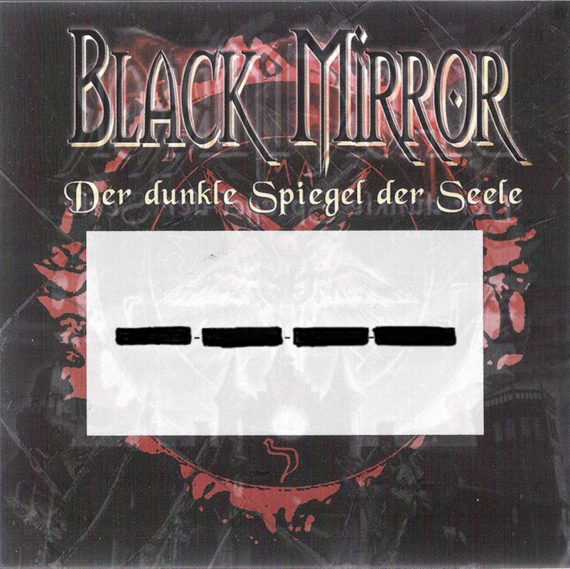 Other for The Black Mirror (Windows): Jewel Case - Inlay