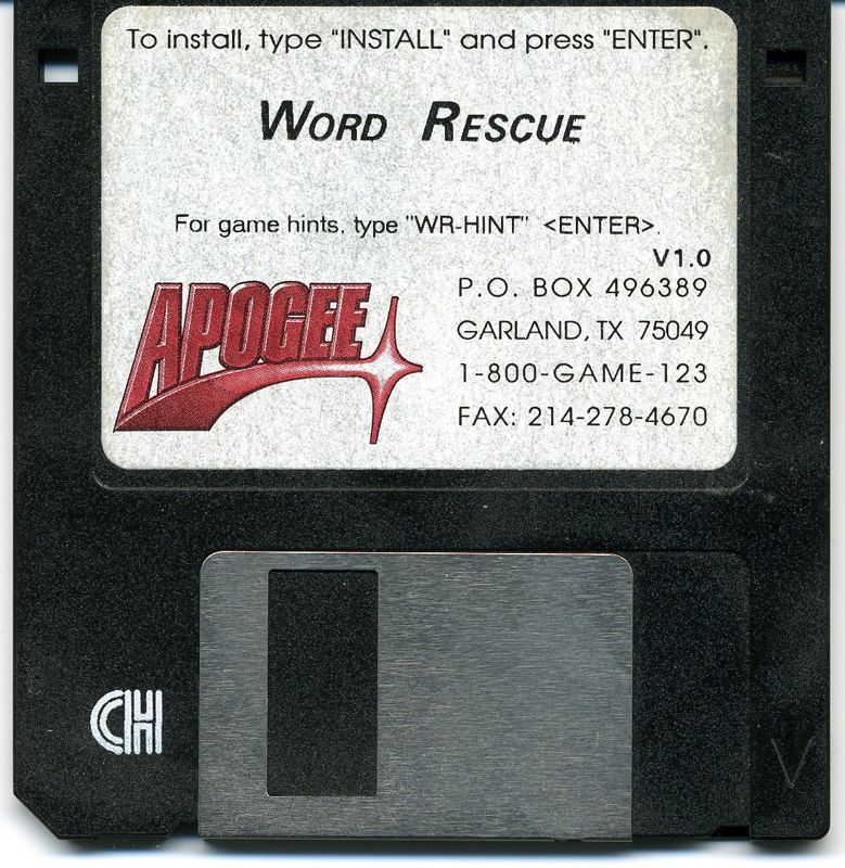 Media for Word Rescue (DOS)