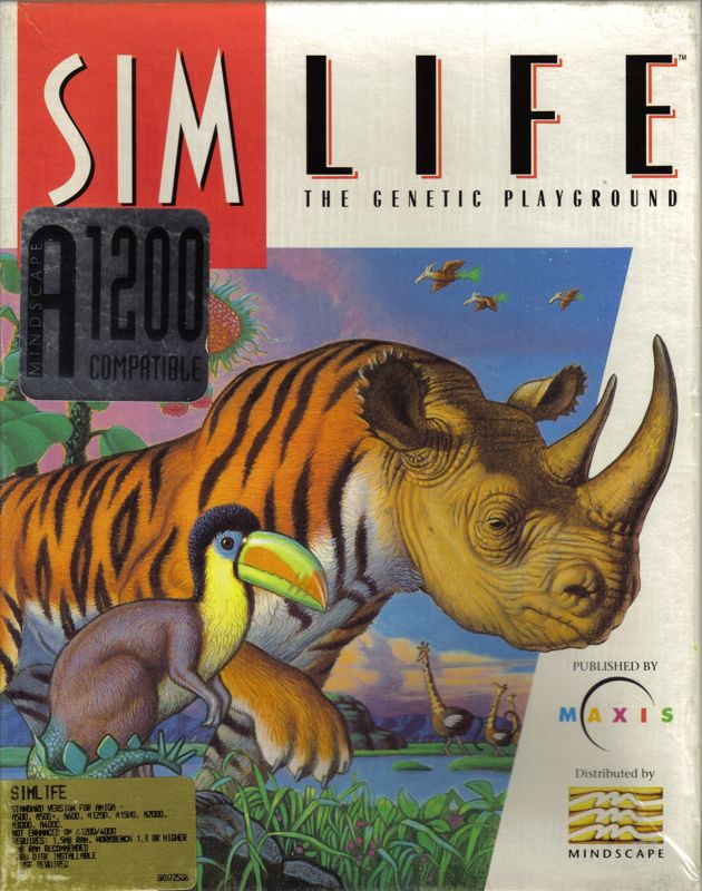 Front Cover for SimLife (Amiga)