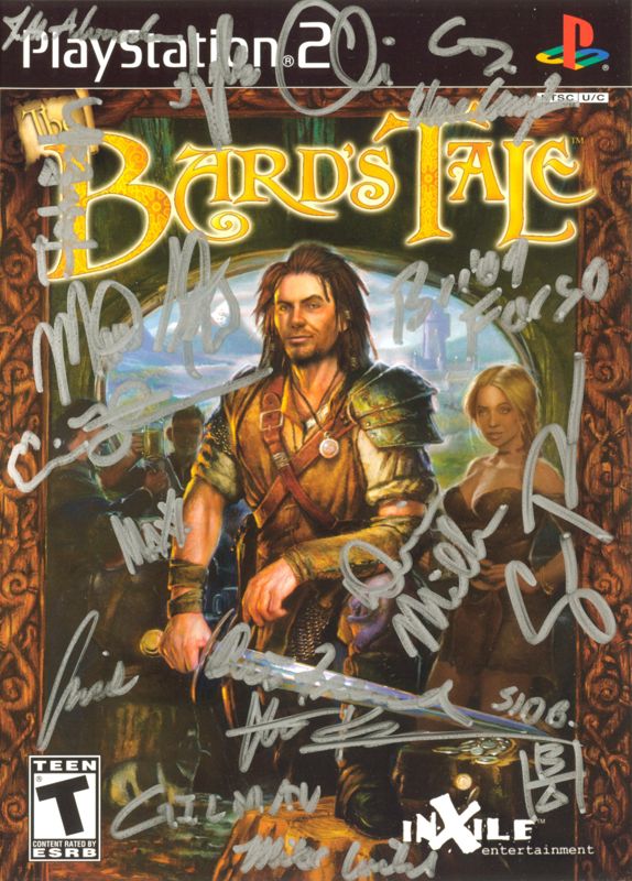 Front Cover for The Bard's Tale (PlayStation 2): Signed by the developers
