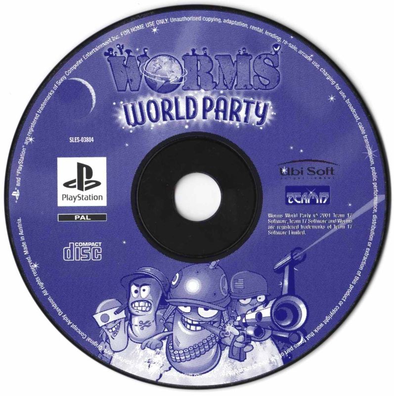 Media for Worms World Party (PlayStation)