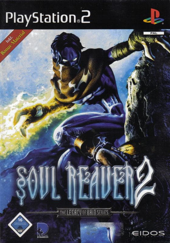 Front Cover for Legacy of Kain: Soul Reaver 2 (PlayStation 2)