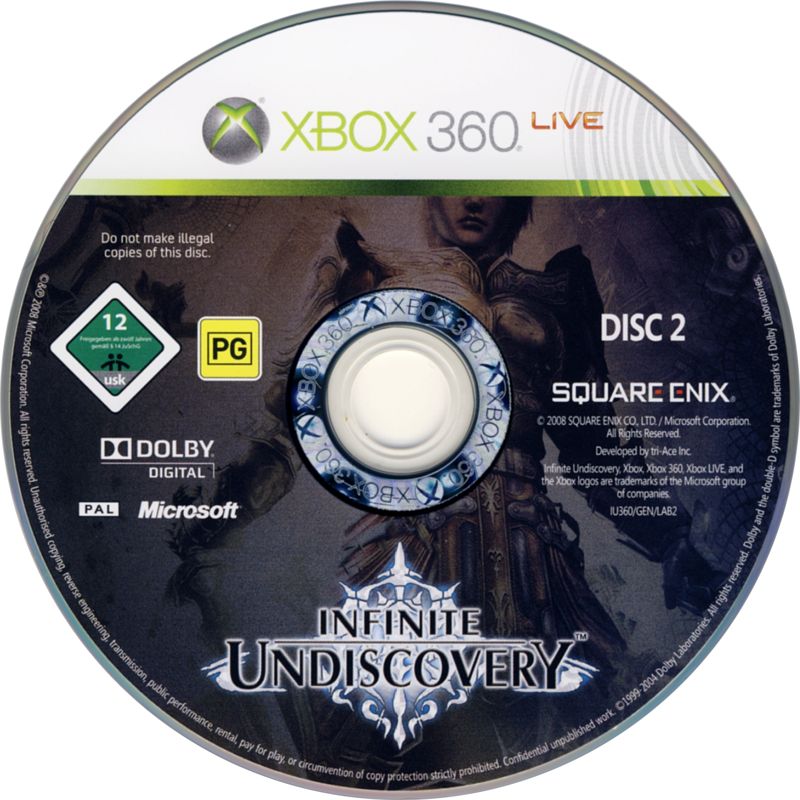 Media for Infinite Undiscovery (Xbox 360): Disc 2