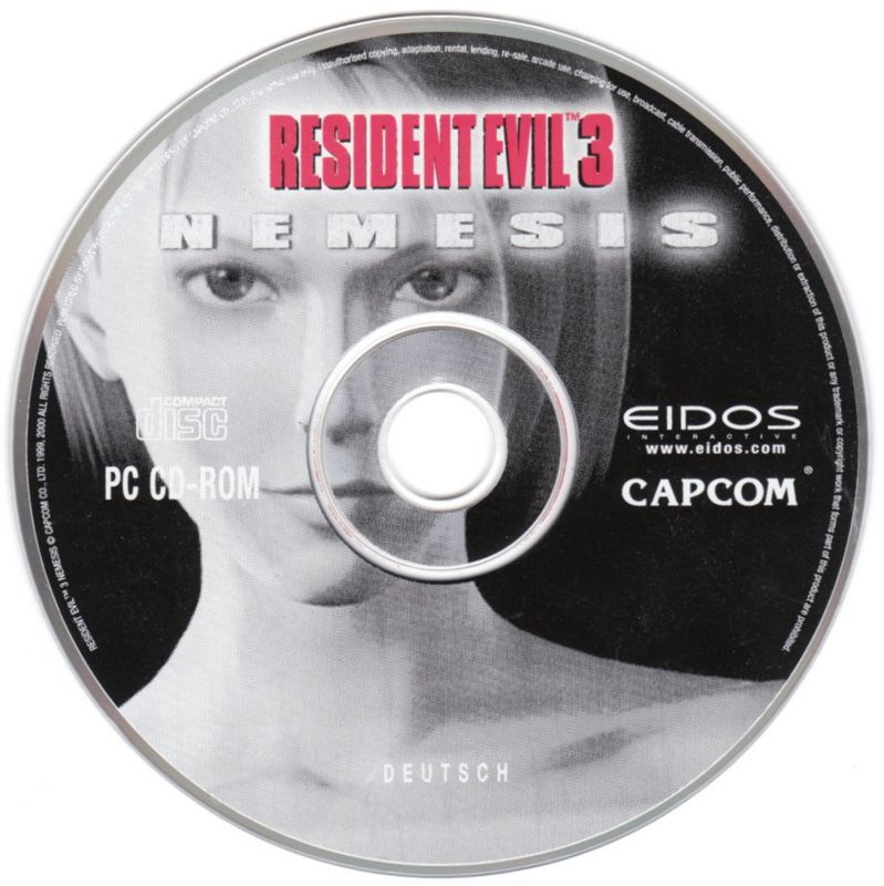 Media for Resident Evil 3: Nemesis (Windows)