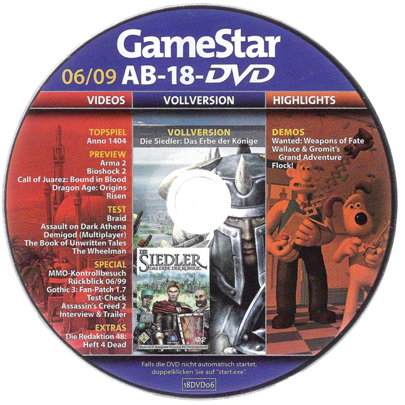 Media for Heritage of Kings: The Settlers (Windows) (GameStar 06/2009 covermount)