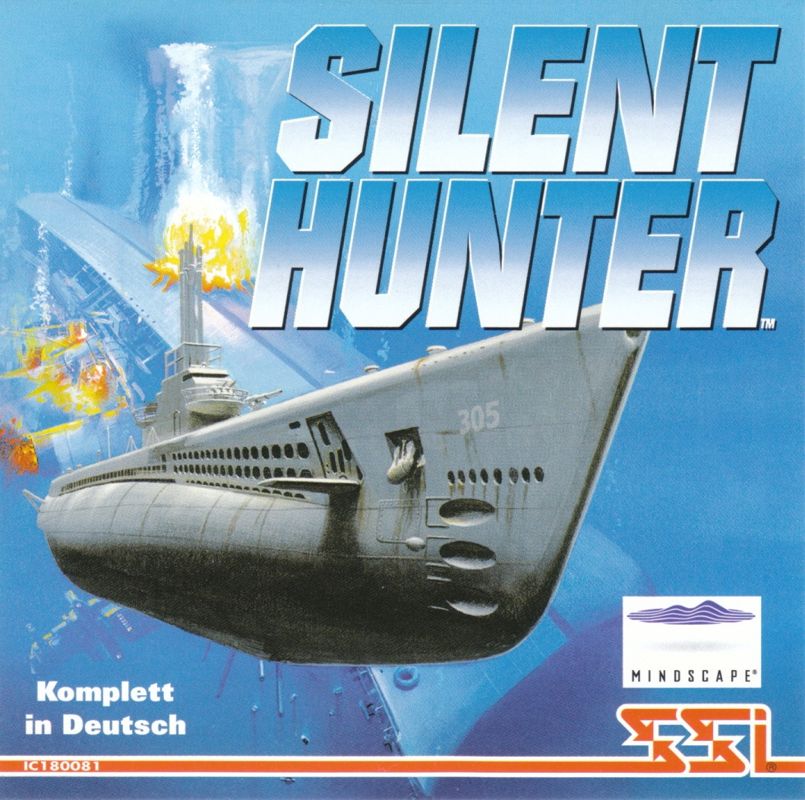 Other for Silent Hunter (DOS) (Version 1.0): Jewel Case - Front