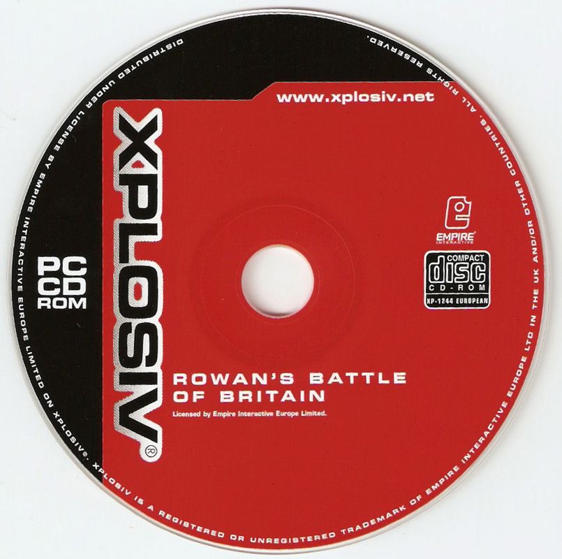 Media for Rowan's Battle of Britain (Windows) (Xplosiv release)