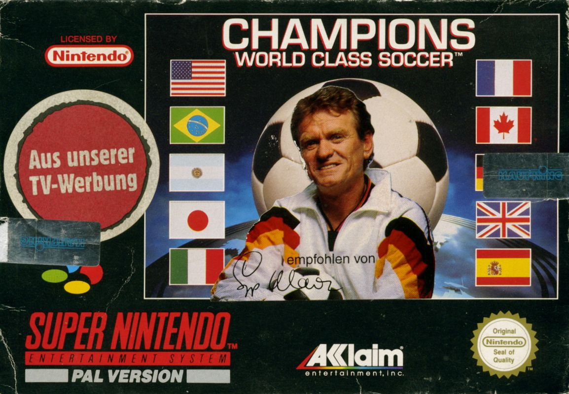 Front Cover for Champions World Class Soccer (SNES)