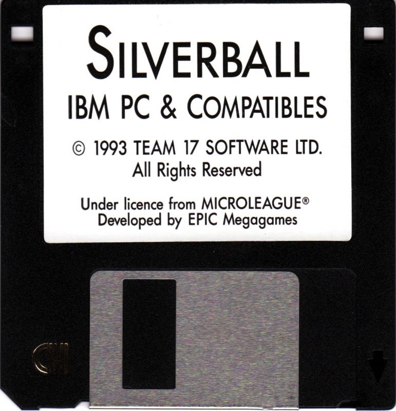 Media for Silverball (DOS) (Different Disk artwork (white-labelled))