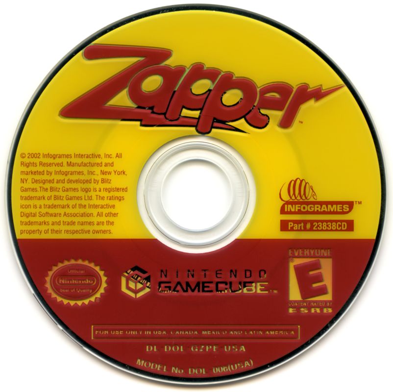 Media for Zapper: One Wicked Cricket! (GameCube)