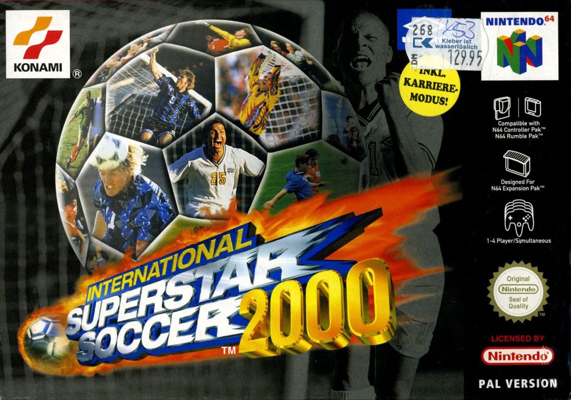 Front Cover for International Superstar Soccer 2000 (Nintendo 64)